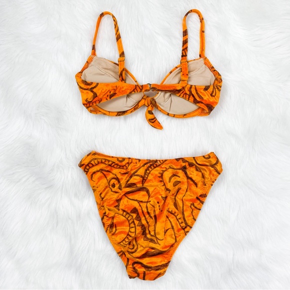 Orange bikini set - Picture 2 of 4
